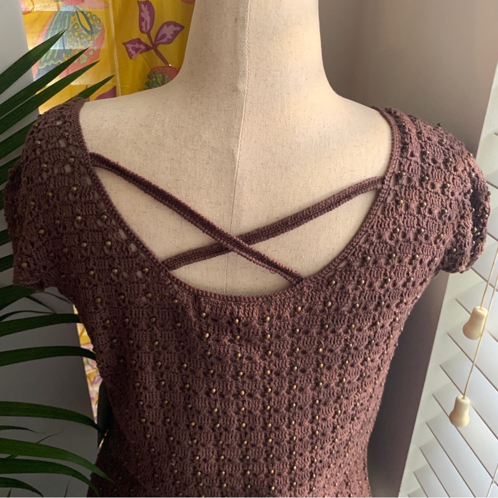 New Crocheted Sweater, Large - Picture 2 of 7